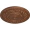 Ekena Millwork Rose Ceiling Medallion (Fits Canopies up to 13 1/2"), 33 7/8"OD x 2 3/8"P, Polished Copper CM33ROPOS - alternate 3